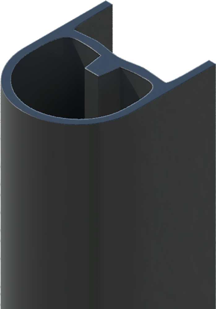 Flexmaster Dock Fender 6' Long Black, unmounted