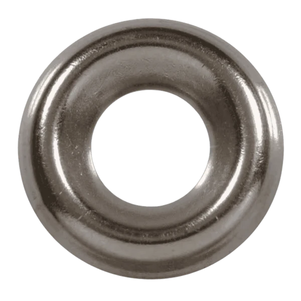 #10 Finishing Washers, Stainless Steel (100 pieces)
