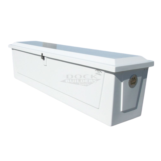 Premium Fiberglass Seat Top Dock Box 73" x 28" x 30"