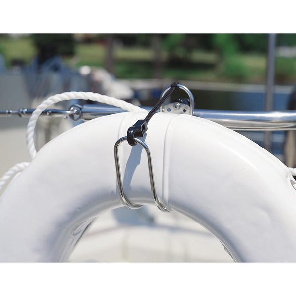 Stainless Steel Life Ring Holder (7/8 OR 1" RAILING)