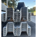 8' Everlast ESP 4.1 Vinyl Sheet Pile, Grey