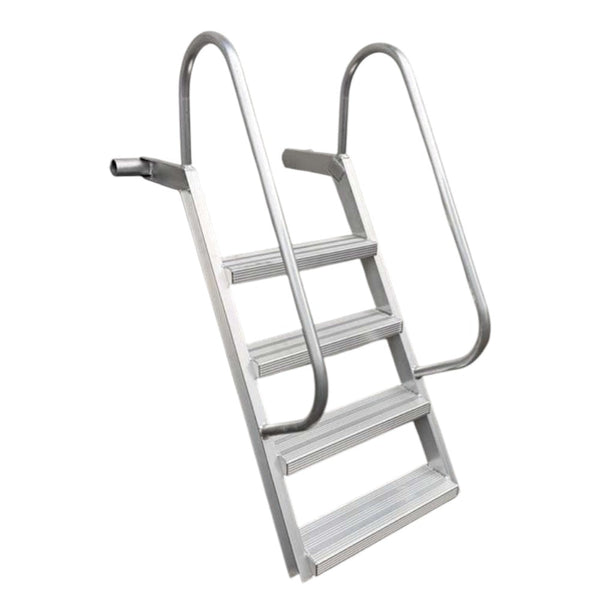 4 Step Wet Steps Dock Ladders, All Welded, 24" Rung Width