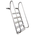 5 Step Wet Steps Dock Ladders, All Welded, 24" Rung Width