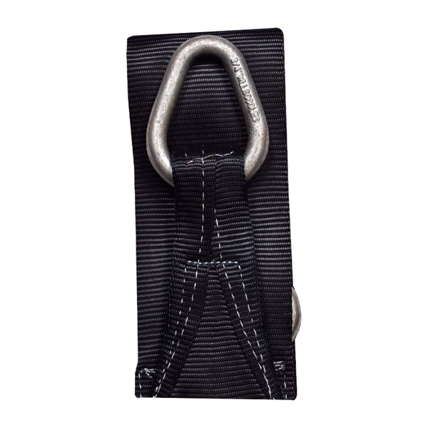 Black Polyester Weighted Boat Slings, 6 in. W x 14' L