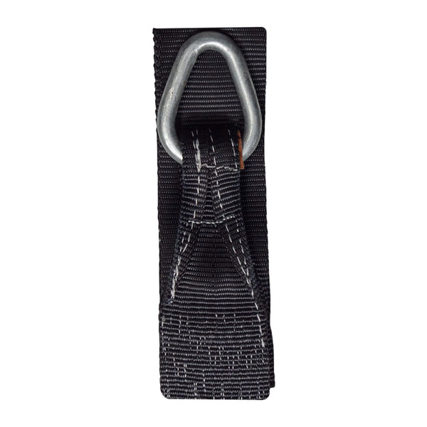 Black Polyester Weighted Boat Slings, 4 in. W x 14' L