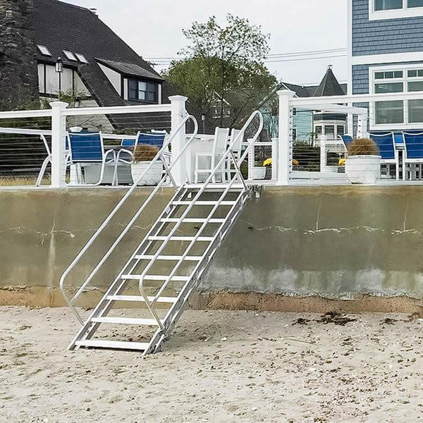 Alumistair 4 Step Aluminum Stairs – Wide Step (36")