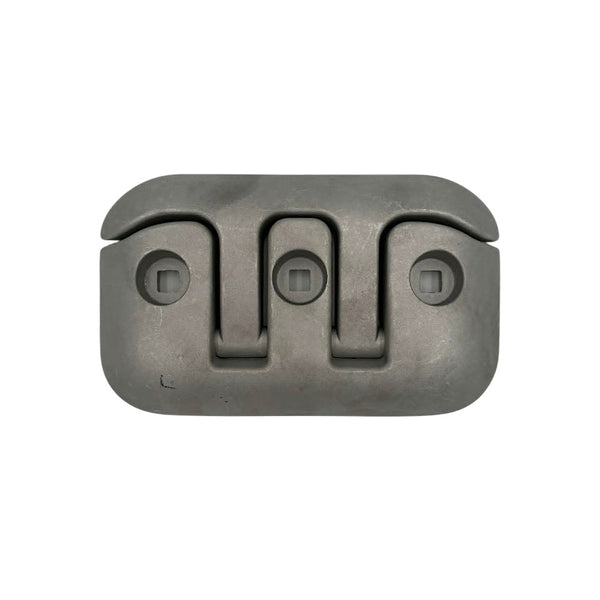 8 in. Aluminum Flip-Up Cleat, BRUSHED