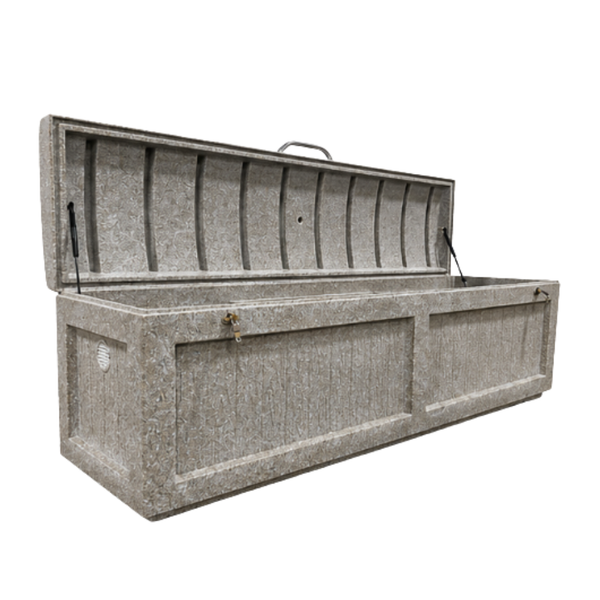 Dock Box Granite Cobblestone 84" x 24" x 28"