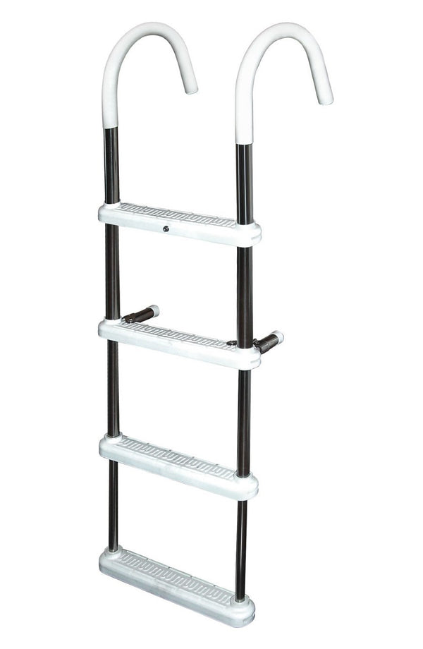 5 Step Anodized Aluminum Gunwale 7 in. Hook Ladder