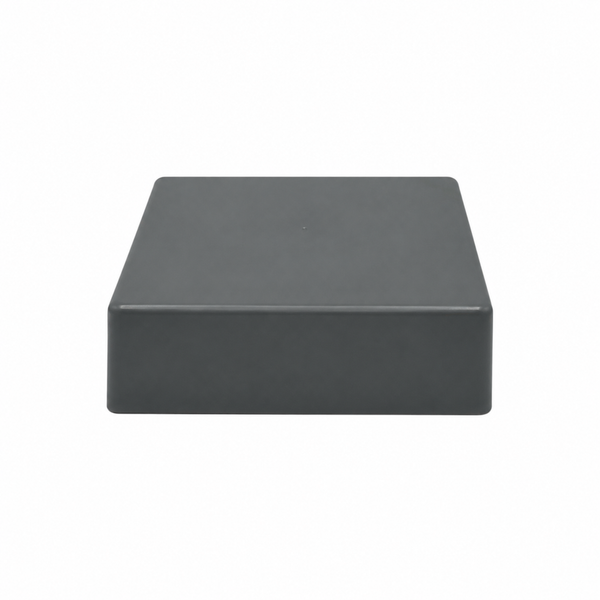 5-1/2" x 5-1/2" Dark Gray, Flat, Square Piling Cap