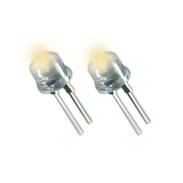 WARM WHITE 2pk LEDs For Solar Dock Post Lights