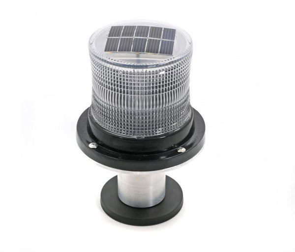 WHITE Solar Marine Barge Light