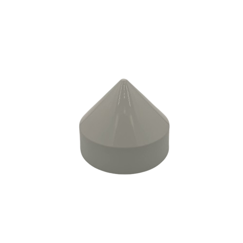 12.5" Light Gray, Cone, Round, Piling Cap