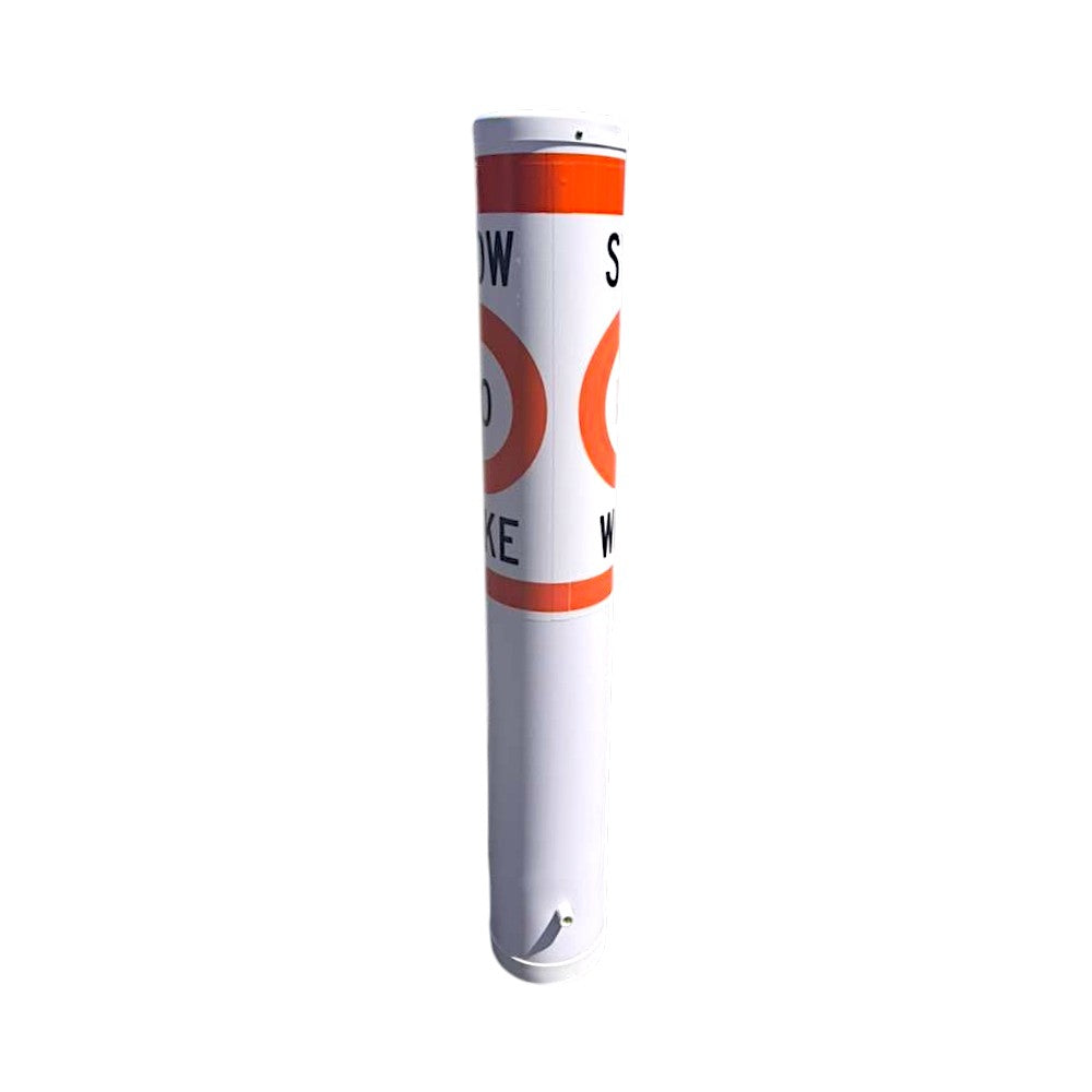 HD White Buoy w/ Stainless Steel Eye - Controlled Area
