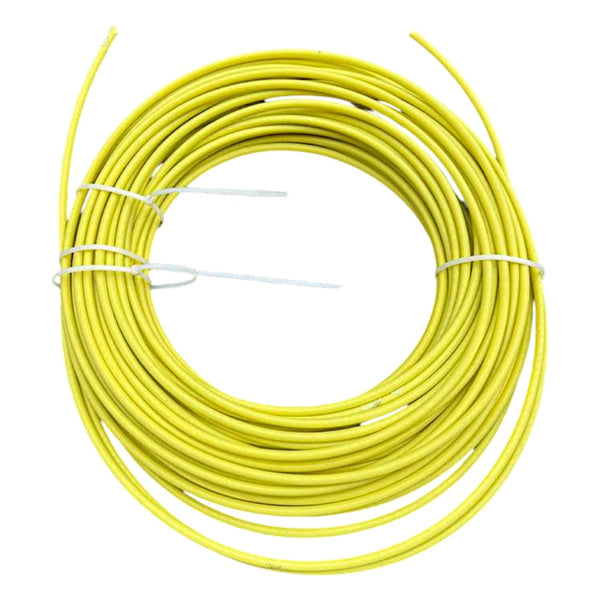 MB-R-1/4" x 5/16" PVC-Coated Galvanized Aircraft Cable – Yellow (Sold per Foot)