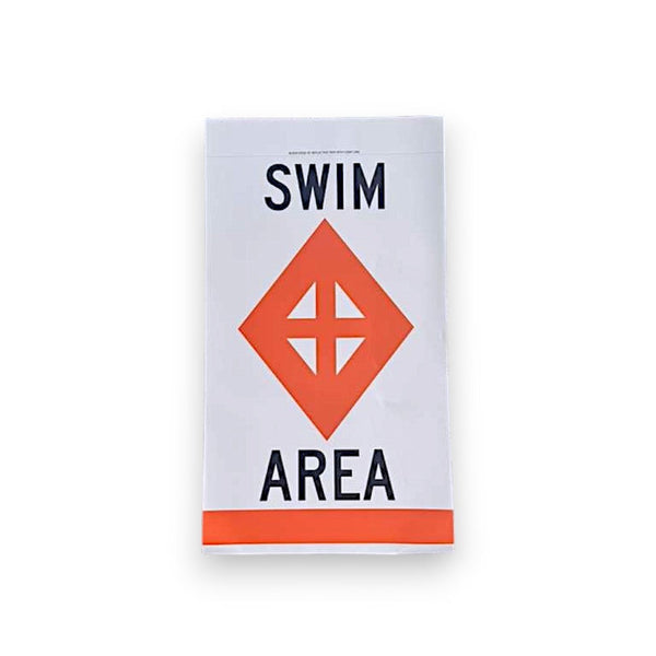 9" HDPE Swim Area Buoy Label For B961R