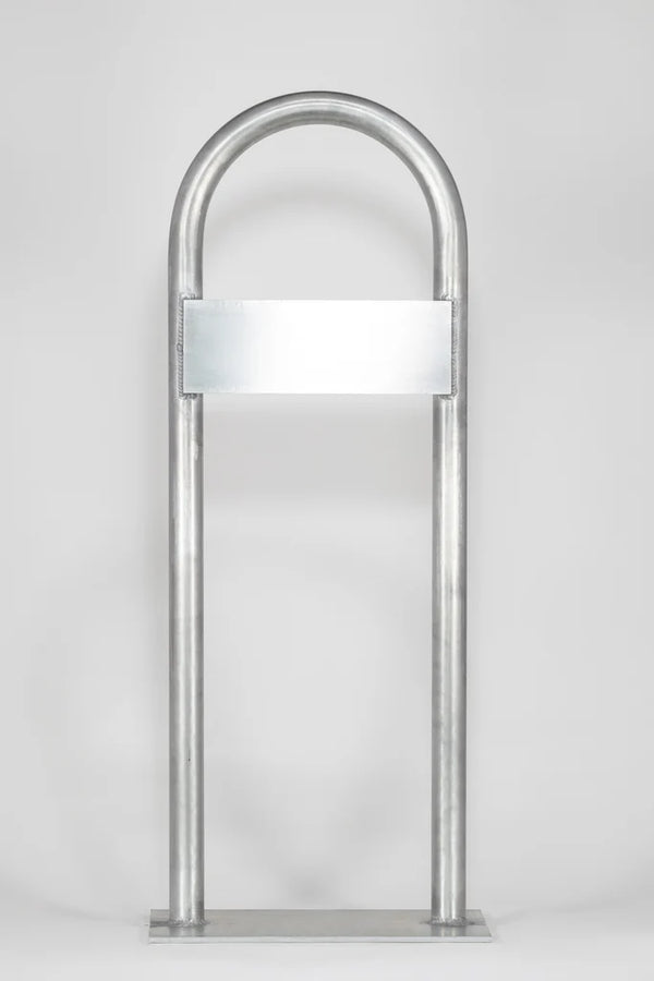 Marine Dock & Boat 36"" Aluminum Handrail - Safety Grab Bar Rail - Cooler Mount Grab Bar - Large Flat Base - Ice Chest/ Cooler with Lateral Control Plate