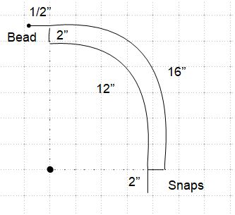 Universal Cushion for Leaning Post - 37"- Round 2200-CR Replacement (Smooth)