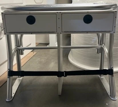 Outdoor Cabinet for Boat Leaning post - 2 door storage - 11.75"" x 6"" x 30""