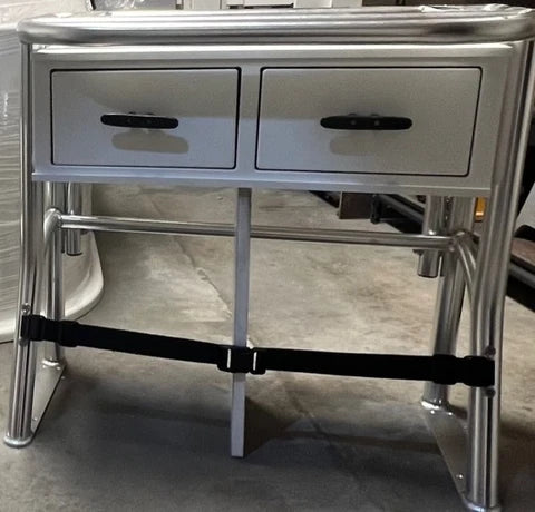 Outdoor Cabinet for Boat Leaning post - 2 drawer storage - 10.5"" x 8"" x 25.5""