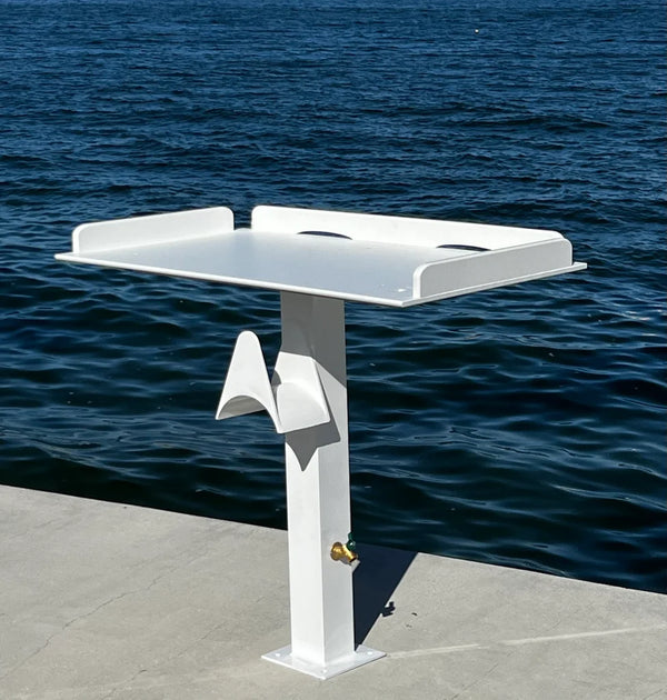 Water Fish Cleaning Station Fillet Table 42"" x 24"" 36"" H