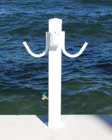 ECONOMY WATER & ELECTRIC PEDESTAL 36""H x 4""W x 7""D