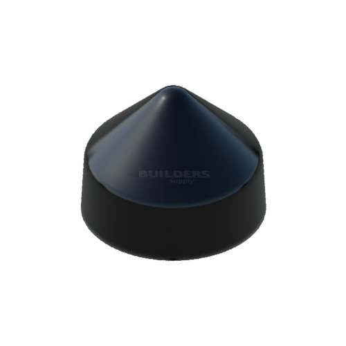 5-1/2" Black, Cone, Round, Piling Cap
