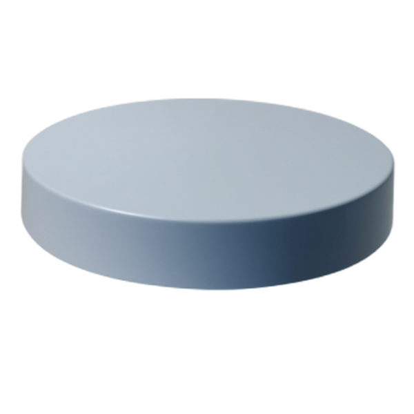 12 inch Light Gray Flat Piling Cap - Polypropylene