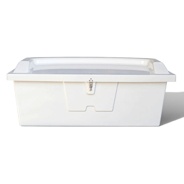 Premium Fiberglass Seat Top Dock Box 73" x 28" x 30"