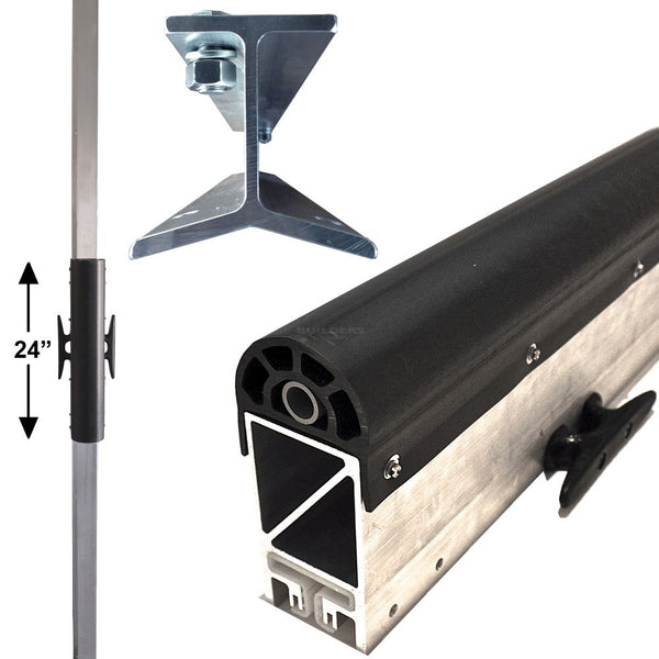 SlideMoor STANDOFF, 24" Slide, 12' Y-Beam Track