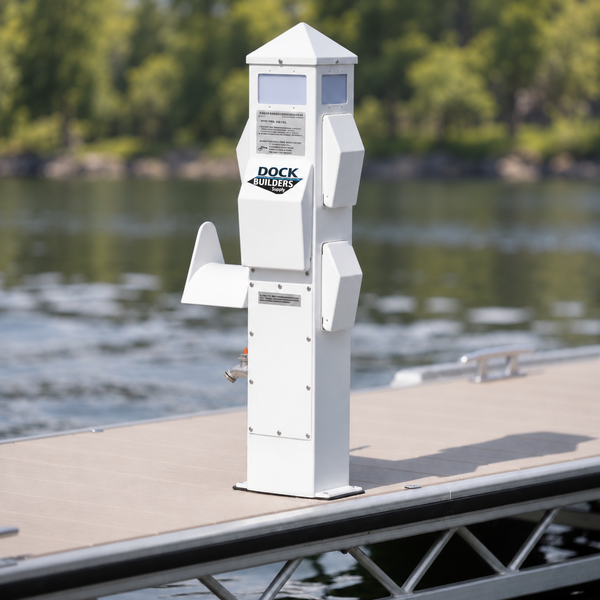 Slimline Dockside Power Pedestal 50A/30A/20A