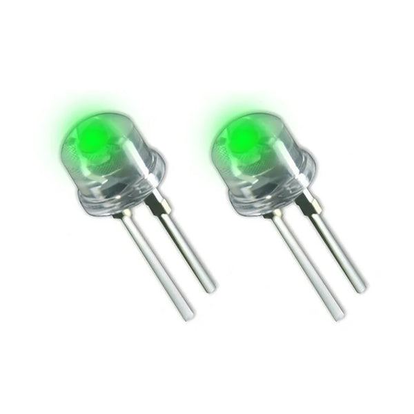 GREEN 2pk LEDs For Solar Dock Post Lights