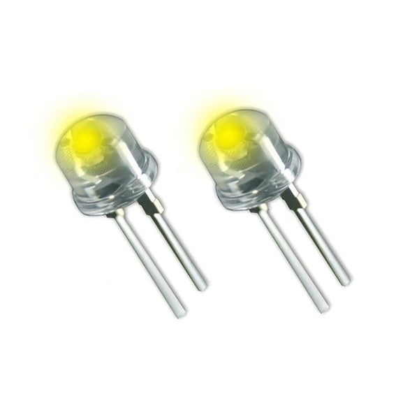 YELLOW 2pk LEDs For Solar Dock Post Lights