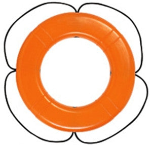 Taylor Made - 30" Orange Polyethylene SOLAS Life Ring