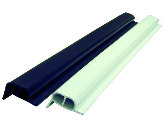 555 BLACK Standard Dock Vinyl Edging, 10ft Strips