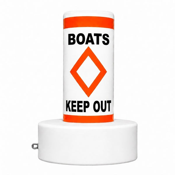 Tough Seal Fast Water Float Collar Buoys (BOATS KEEP OUT)