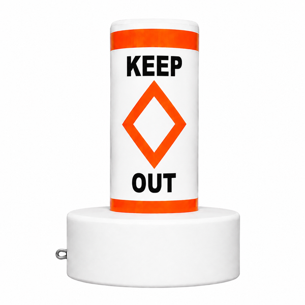 Tough Seal Fast Water Float Collar Buoys (KEEP OUT)