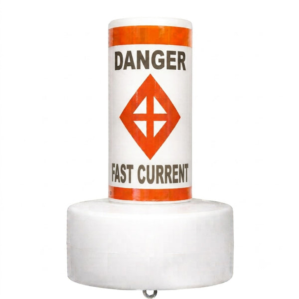 Tough Seal Shallow Water Float Collar Buoys (DANGER FAST CURRENT)