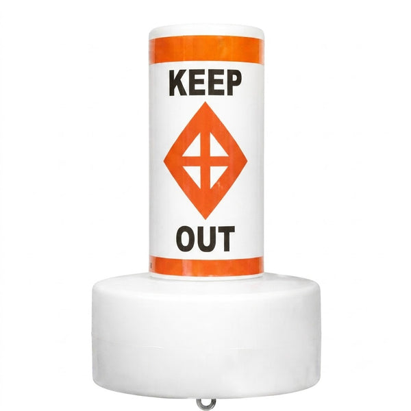 Tough Seal Shallow Water Float Collar Buoys (KEEP OUT)