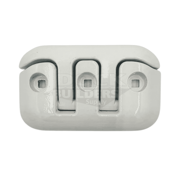 8 in. Aluminum Flip-Up Cleat, WHITE