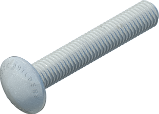 1/2" x 3" Carriage Bolt, Galvanized