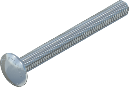 1/2" x 4-1/2" Carriage Bolt, Stainless Steel