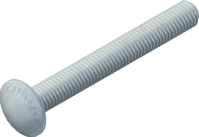 1/2" x 4" Carriage Bolt, Galvanized