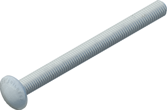 1/2" x 6" Carriage Bolt, Galvanized