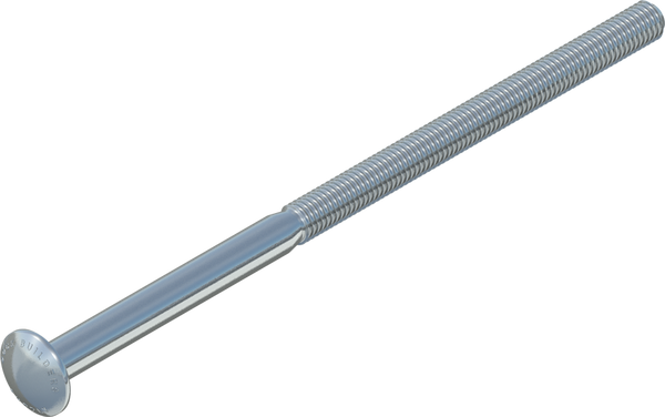 1/2" x 10" Carriage Bolt, Stainless Steel