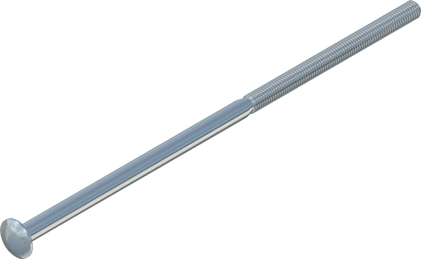 1/2" x 14" Carriage Bolt, Stainless Steel