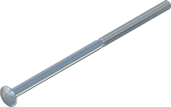 5/8" x 14" Carriage Bolt, Stainless Steel 316