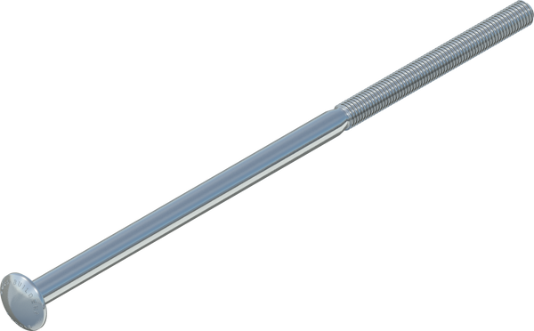 5/8" x 16" Carriage Bolt, Stainless Steel 316
