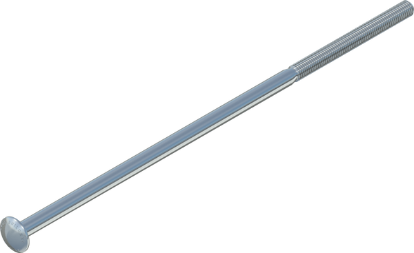 5/8" x 20" Carriage Bolt, 316 Stainless Steel