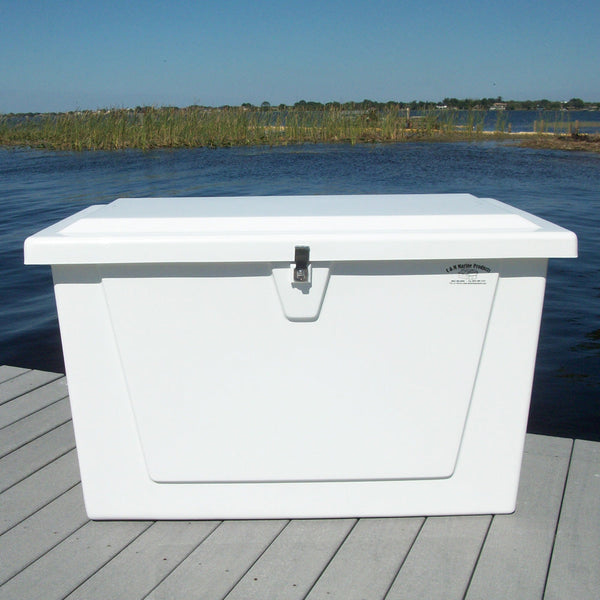 Classic Fiberglass Medium Profile Dock Box 44" x 26" x 27"